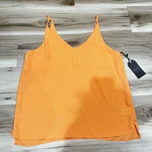 NEW Stella Luce Orange Spaghetti Strap Tank Top Women’s Large